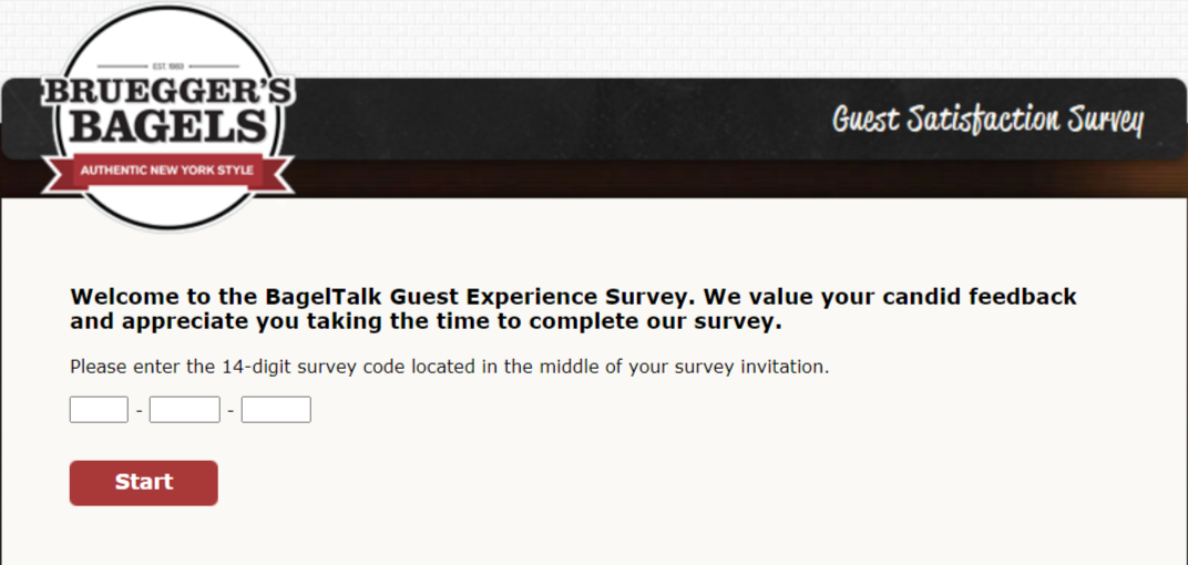 bruegger's bagels survey