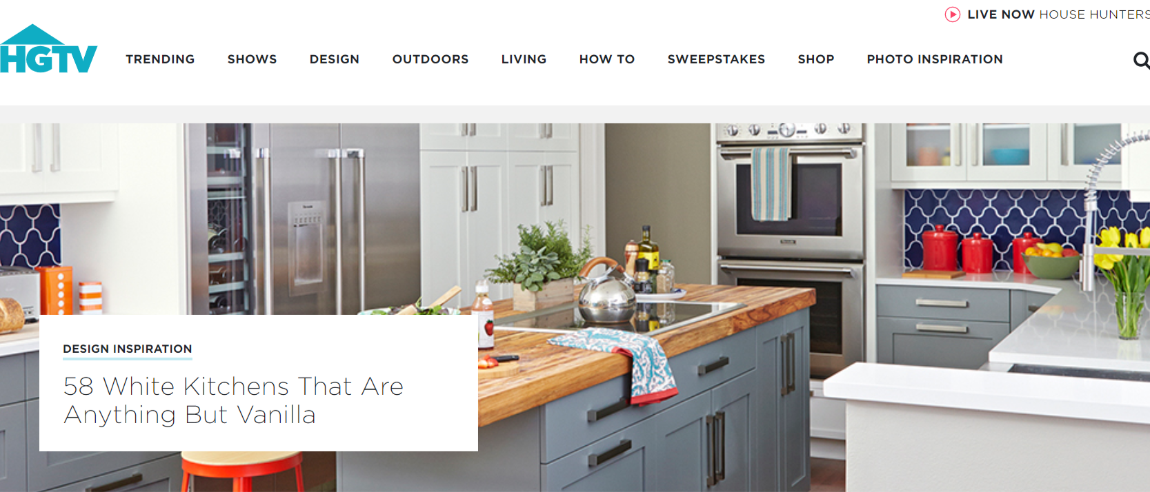 HGTv Bring It Suite Sweepstakes